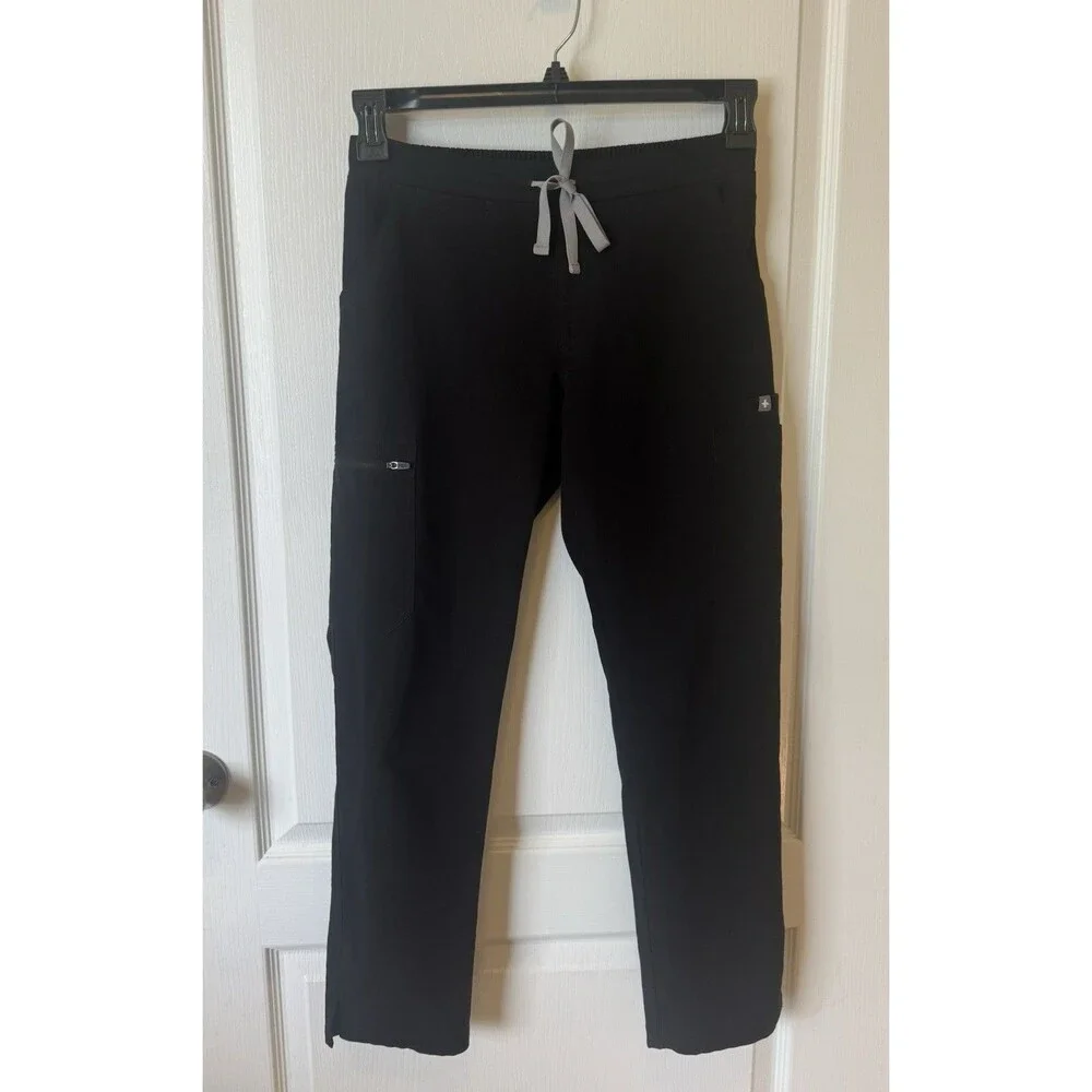 Figs Women’s Yola Scrub Skinny Pants Size XSP Black - Picture 2 of 7